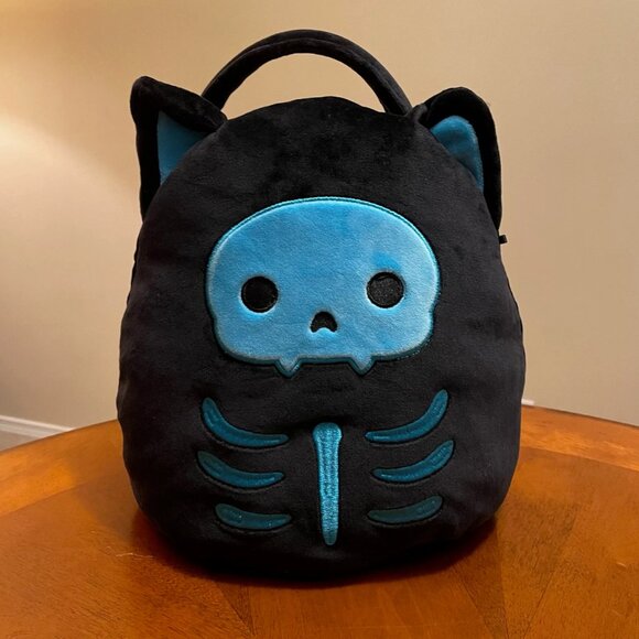Squishmallows Stump The Skeleton Cat Treat Pail - NWOT - Picture 1 of 9
